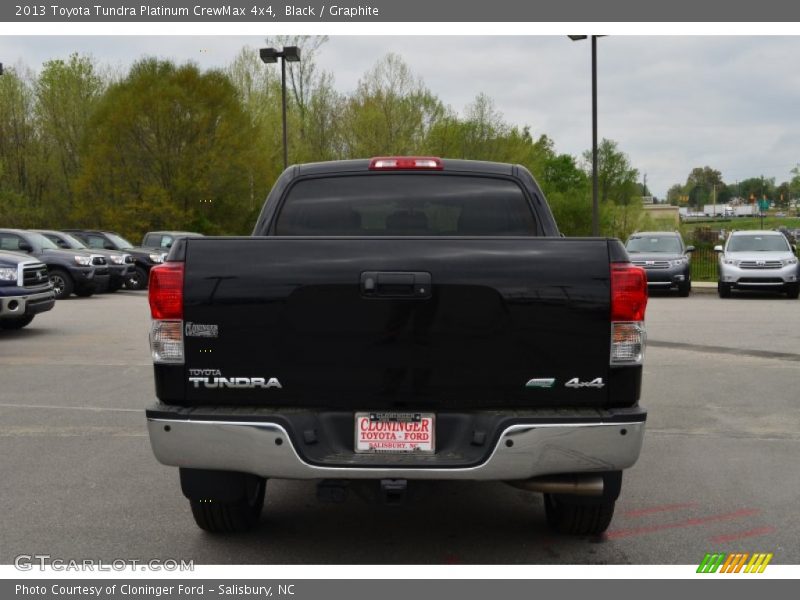 Black / Graphite 2013 Toyota Tundra Platinum CrewMax 4x4