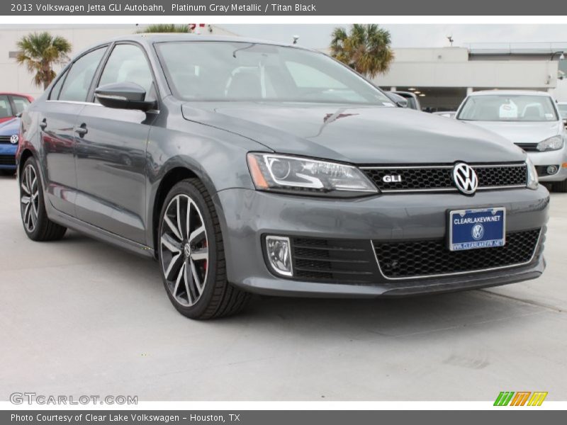 Platinum Gray Metallic / Titan Black 2013 Volkswagen Jetta GLI Autobahn