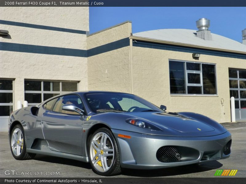 Titanium Metallic / Cuoio 2008 Ferrari F430 Coupe F1