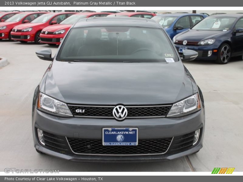 Platinum Gray Metallic / Titan Black 2013 Volkswagen Jetta GLI Autobahn