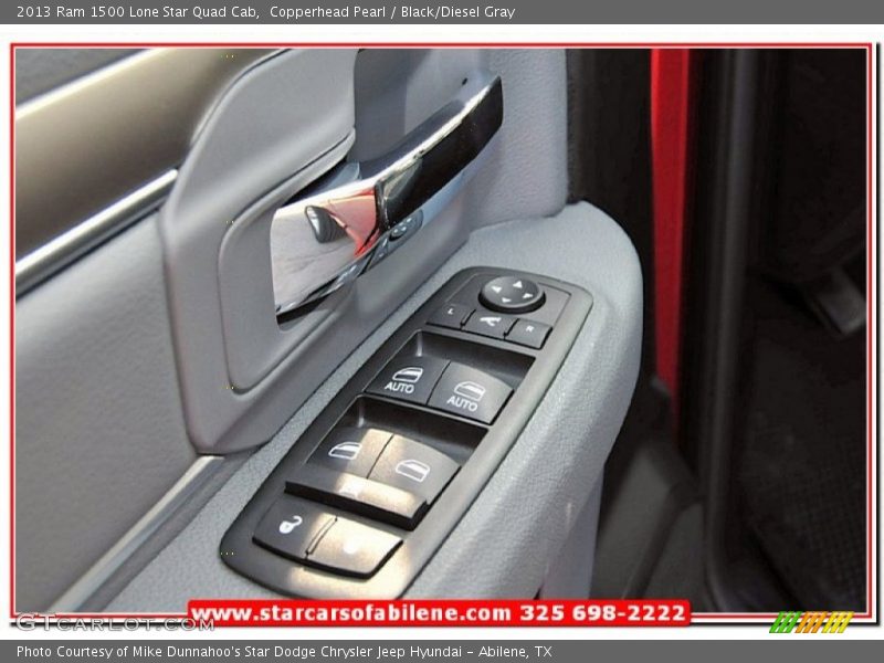 Copperhead Pearl / Black/Diesel Gray 2013 Ram 1500 Lone Star Quad Cab