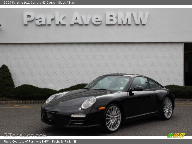 Black / Black 2009 Porsche 911 Carrera 4S Coupe