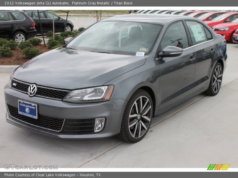 Platinum Gray Metallic / Titan Black 2013 Volkswagen Jetta GLI Autobahn