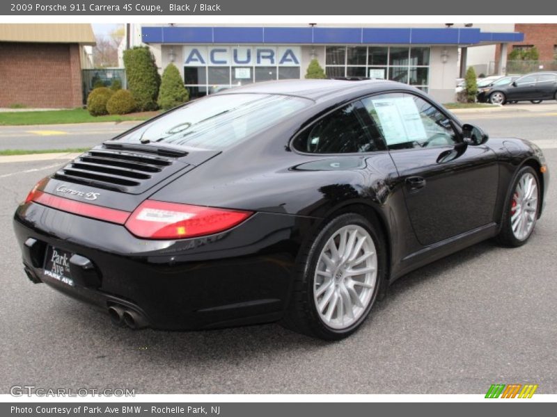 Black / Black 2009 Porsche 911 Carrera 4S Coupe