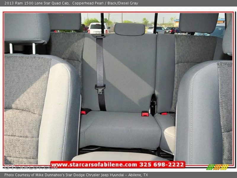 Copperhead Pearl / Black/Diesel Gray 2013 Ram 1500 Lone Star Quad Cab