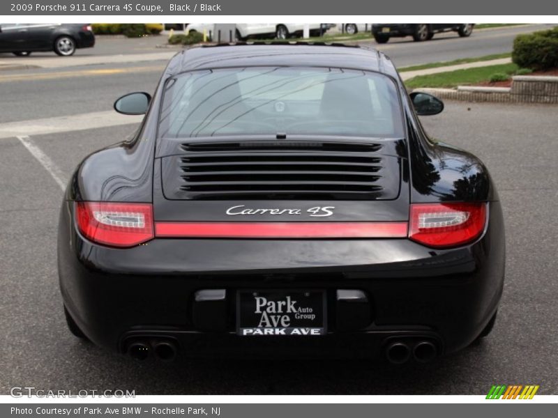 Black / Black 2009 Porsche 911 Carrera 4S Coupe