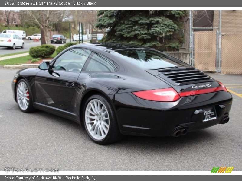 Black / Black 2009 Porsche 911 Carrera 4S Coupe