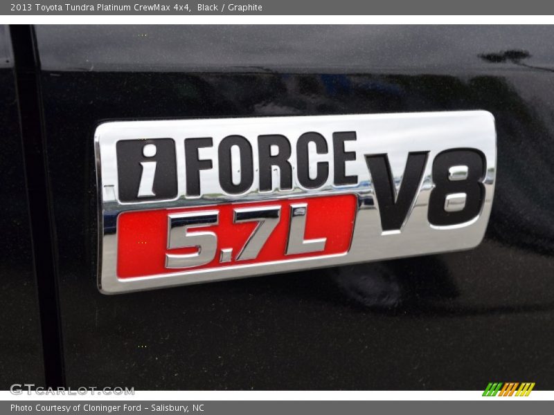 Black / Graphite 2013 Toyota Tundra Platinum CrewMax 4x4