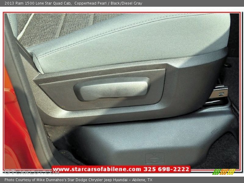 Copperhead Pearl / Black/Diesel Gray 2013 Ram 1500 Lone Star Quad Cab