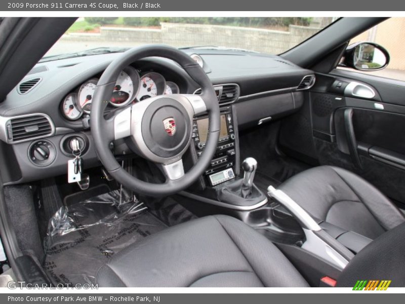  2009 911 Carrera 4S Coupe Black Interior