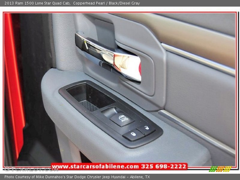 Copperhead Pearl / Black/Diesel Gray 2013 Ram 1500 Lone Star Quad Cab