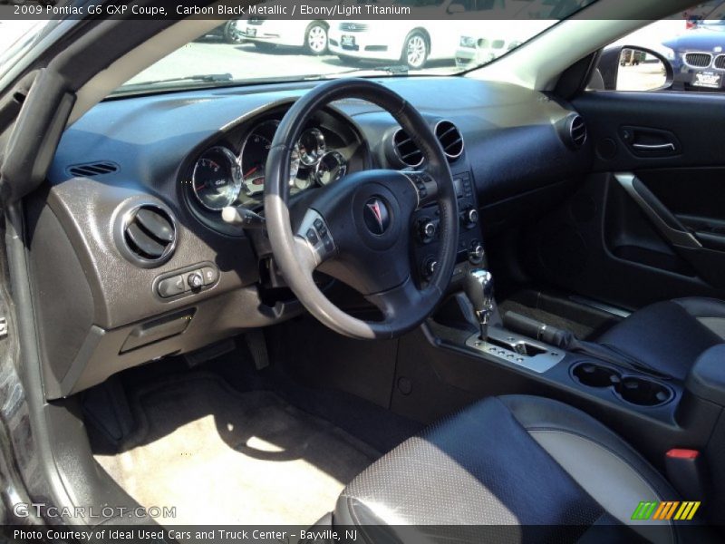 Carbon Black Metallic / Ebony/Light Titanium 2009 Pontiac G6 GXP Coupe