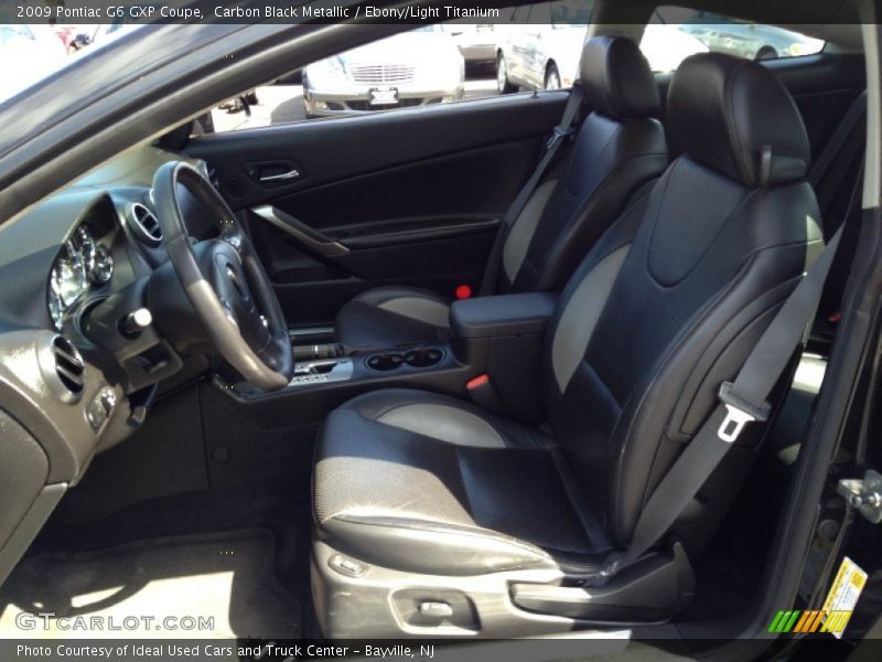 Carbon Black Metallic / Ebony/Light Titanium 2009 Pontiac G6 GXP Coupe