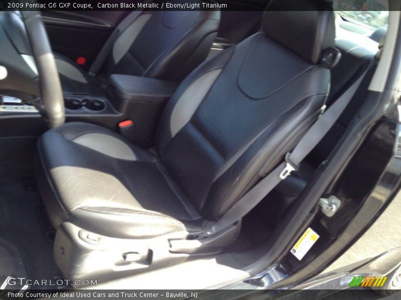 Carbon Black Metallic / Ebony/Light Titanium 2009 Pontiac G6 GXP Coupe