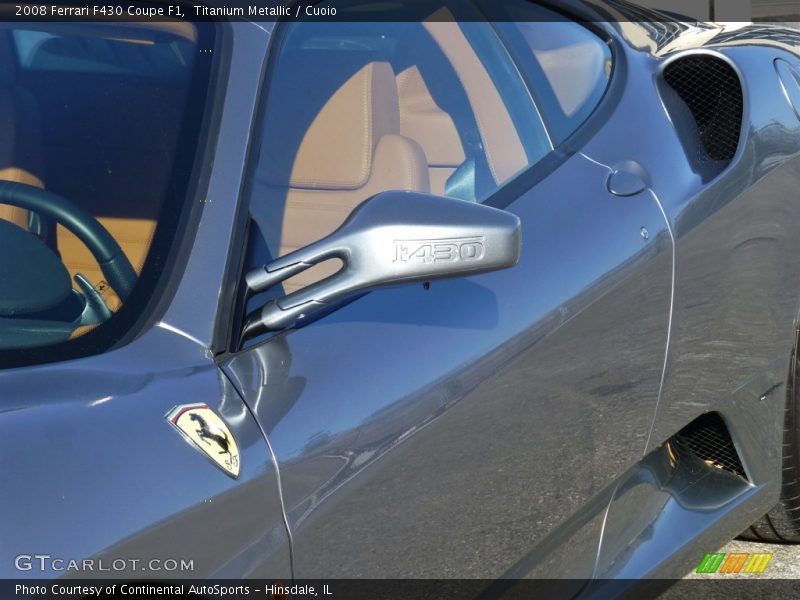 Titanium Metallic / Cuoio 2008 Ferrari F430 Coupe F1