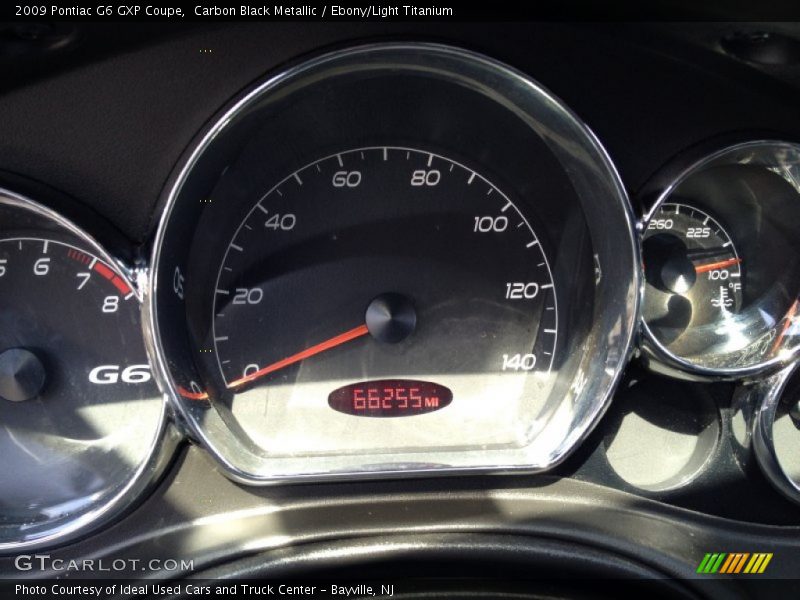 Carbon Black Metallic / Ebony/Light Titanium 2009 Pontiac G6 GXP Coupe