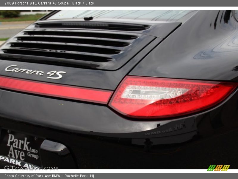 Black / Black 2009 Porsche 911 Carrera 4S Coupe