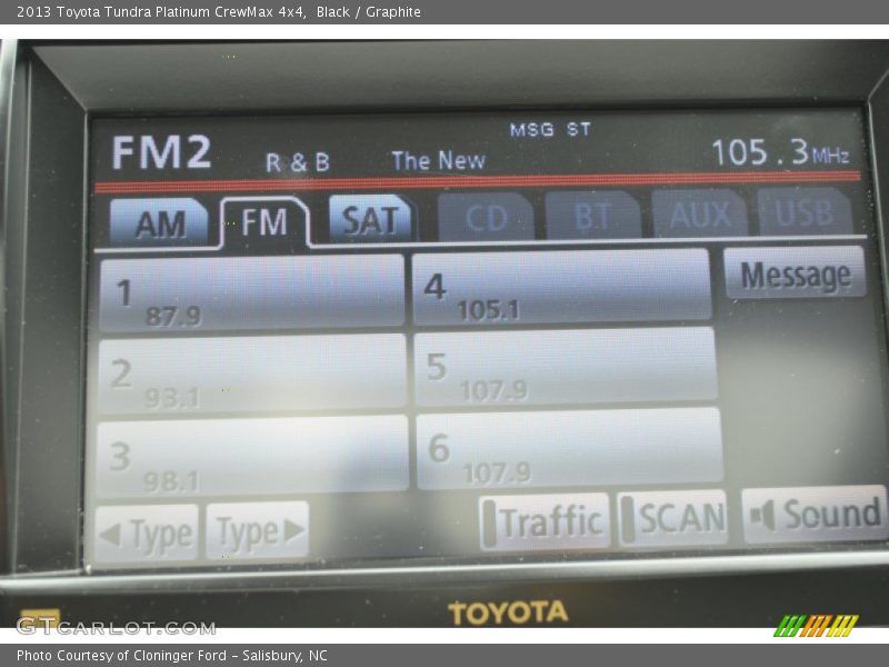Black / Graphite 2013 Toyota Tundra Platinum CrewMax 4x4
