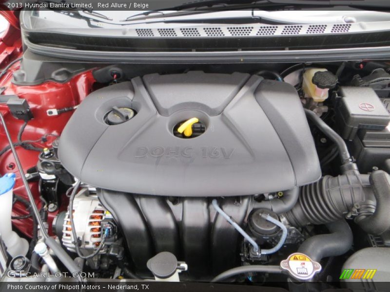 Red Allure / Beige 2013 Hyundai Elantra Limited