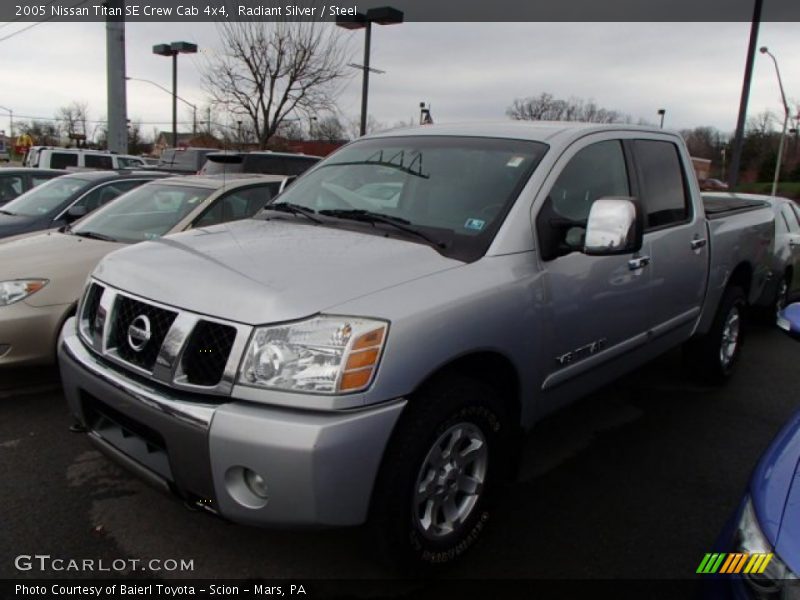 Radiant Silver / Steel 2005 Nissan Titan SE Crew Cab 4x4