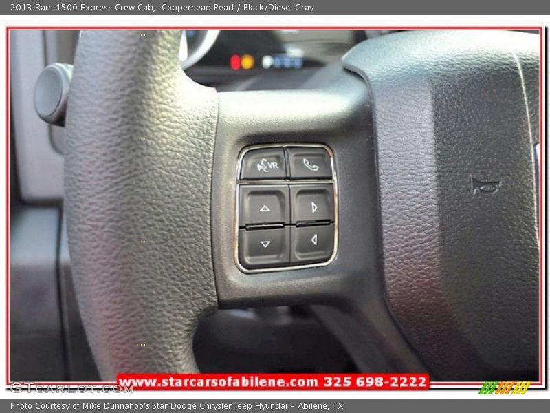 Copperhead Pearl / Black/Diesel Gray 2013 Ram 1500 Express Crew Cab
