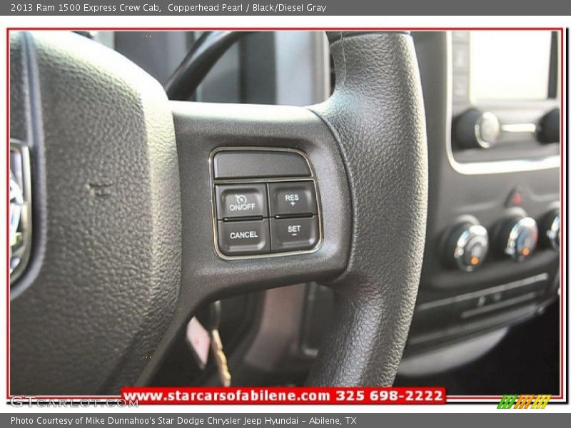 Copperhead Pearl / Black/Diesel Gray 2013 Ram 1500 Express Crew Cab