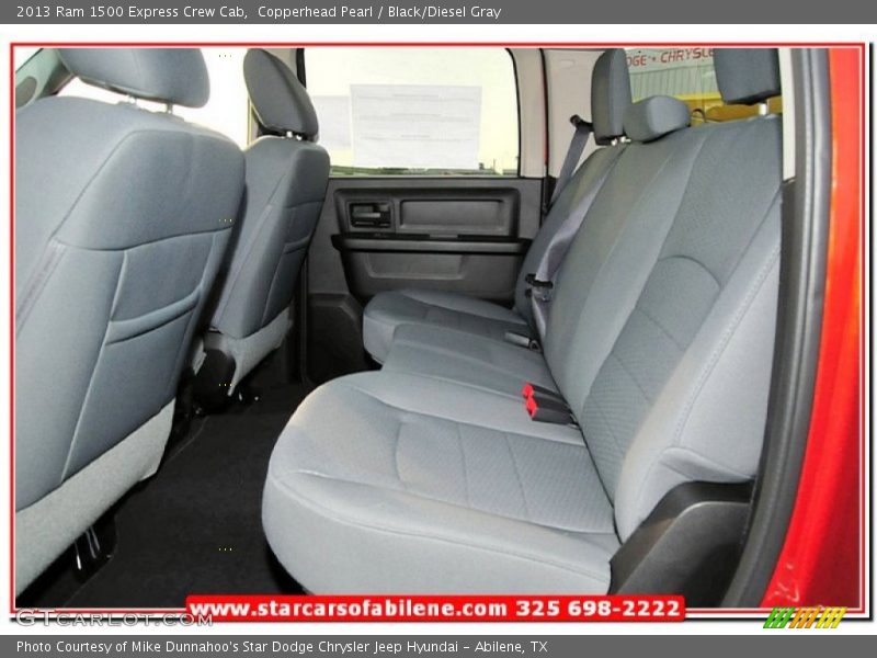 Copperhead Pearl / Black/Diesel Gray 2013 Ram 1500 Express Crew Cab