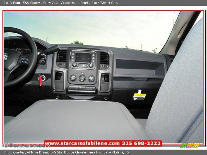 Copperhead Pearl / Black/Diesel Gray 2013 Ram 1500 Express Crew Cab