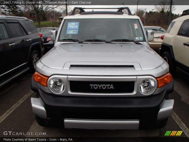 Titanium Metallic / Dark Charcoal 2007 Toyota FJ Cruiser 4WD