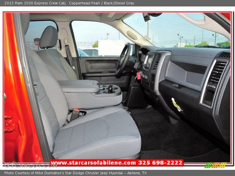 Copperhead Pearl / Black/Diesel Gray 2013 Ram 1500 Express Crew Cab