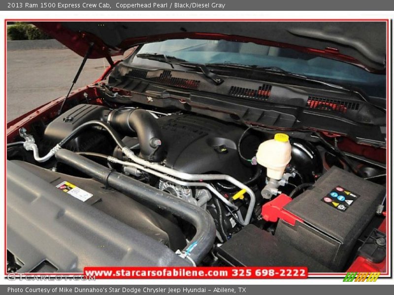 Copperhead Pearl / Black/Diesel Gray 2013 Ram 1500 Express Crew Cab