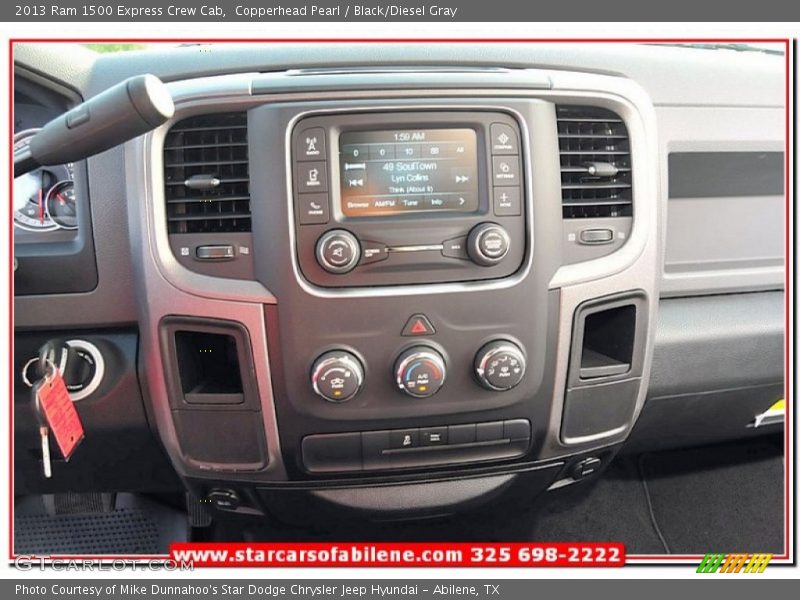 Copperhead Pearl / Black/Diesel Gray 2013 Ram 1500 Express Crew Cab