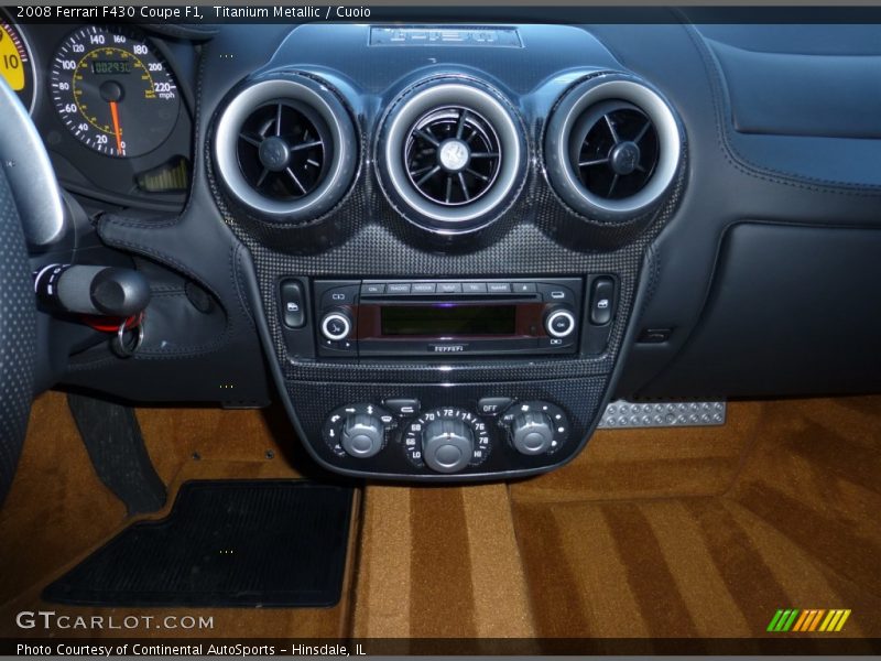 Controls of 2008 F430 Coupe F1