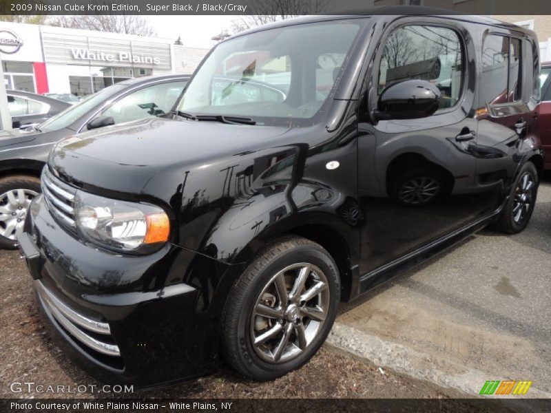 Super Black / Black/Gray 2009 Nissan Cube Krom Edition