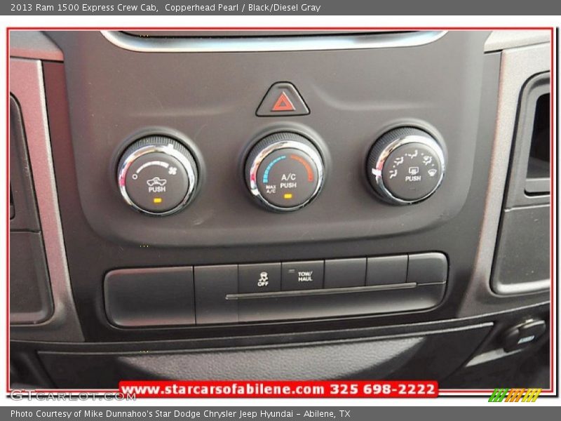 Copperhead Pearl / Black/Diesel Gray 2013 Ram 1500 Express Crew Cab
