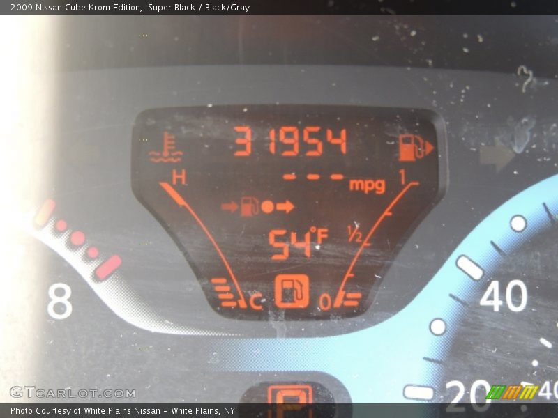 Super Black / Black/Gray 2009 Nissan Cube Krom Edition