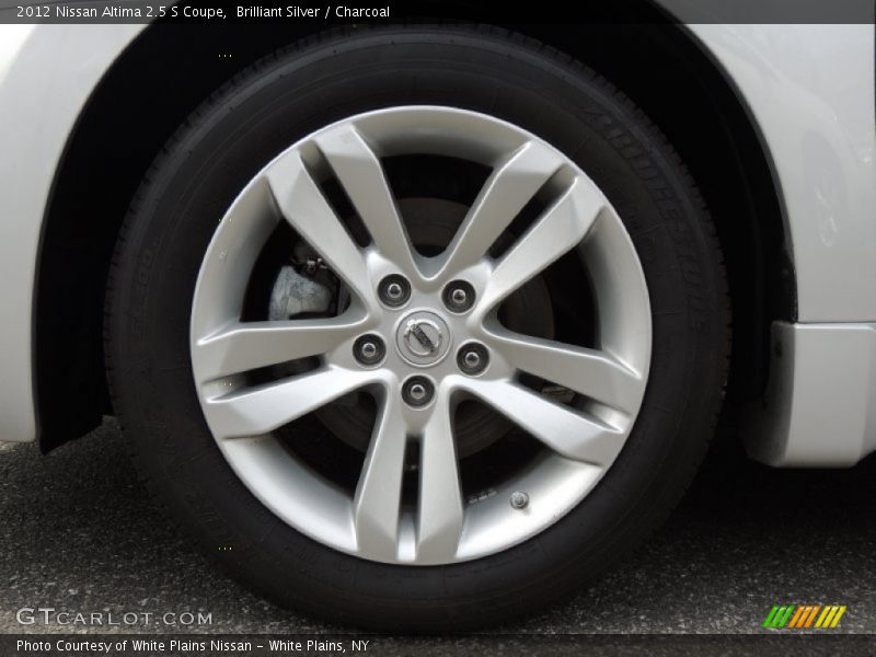 Brilliant Silver / Charcoal 2012 Nissan Altima 2.5 S Coupe
