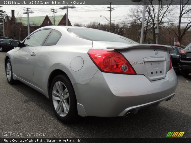 Brilliant Silver / Charcoal 2012 Nissan Altima 2.5 S Coupe