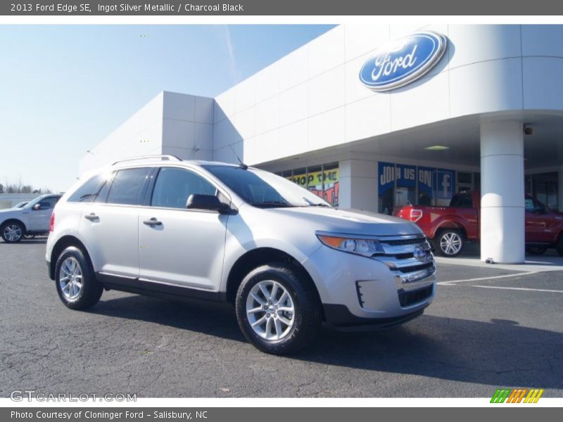 Ingot Silver Metallic / Charcoal Black 2013 Ford Edge SE