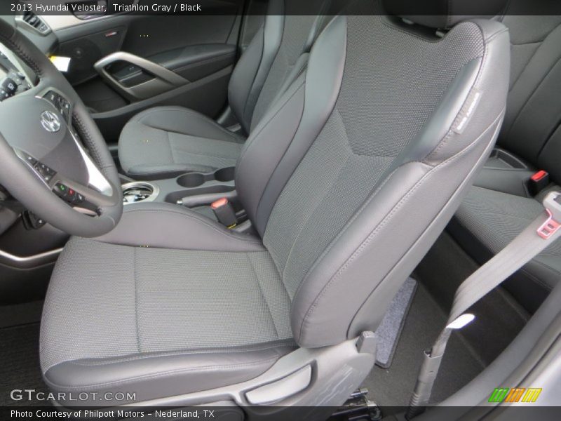 Front Seat of 2013 Veloster 