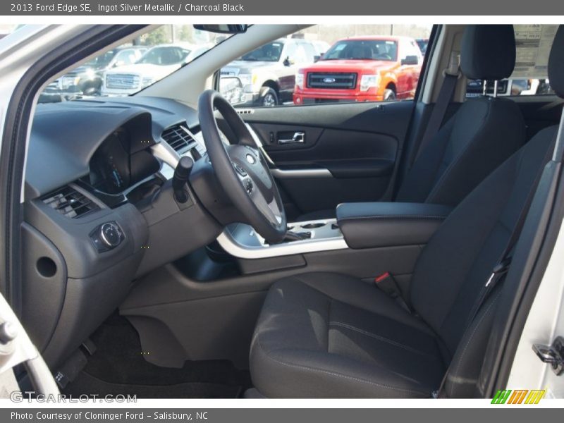 Ingot Silver Metallic / Charcoal Black 2013 Ford Edge SE