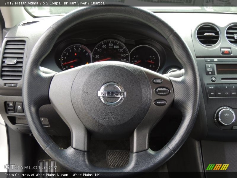 Brilliant Silver / Charcoal 2012 Nissan Altima 2.5 S Coupe