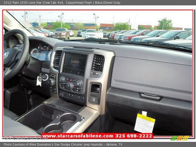 Copperhead Pearl / Black/Diesel Gray 2013 Ram 1500 Lone Star Crew Cab 4x4