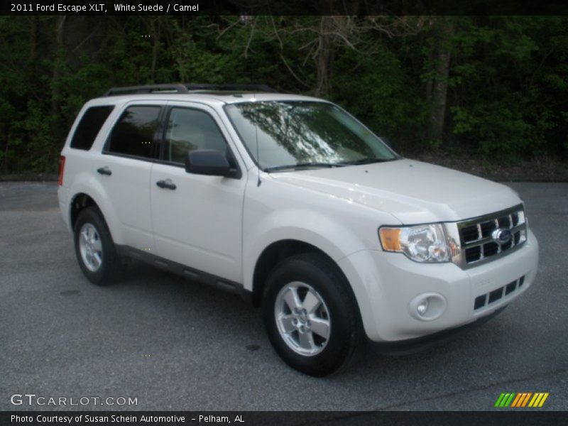 White Suede / Camel 2011 Ford Escape XLT