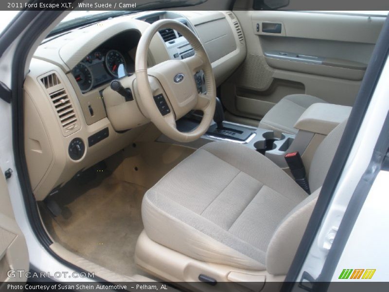 White Suede / Camel 2011 Ford Escape XLT
