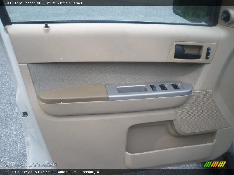White Suede / Camel 2011 Ford Escape XLT