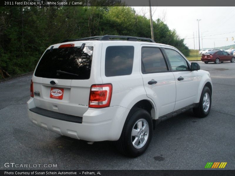White Suede / Camel 2011 Ford Escape XLT