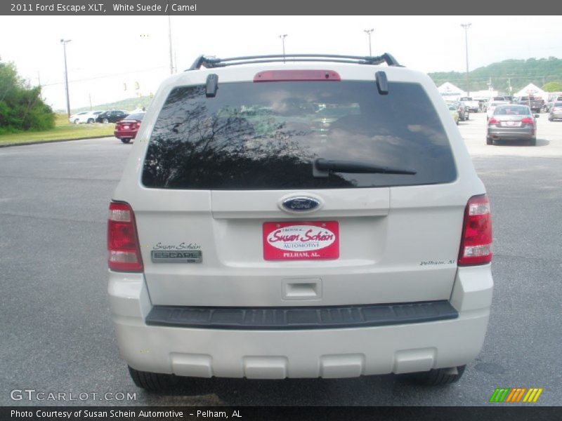 White Suede / Camel 2011 Ford Escape XLT