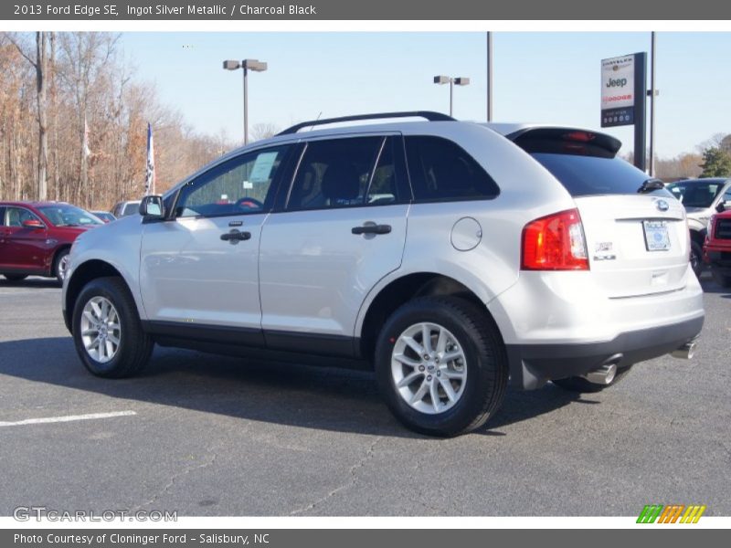 Ingot Silver Metallic / Charcoal Black 2013 Ford Edge SE