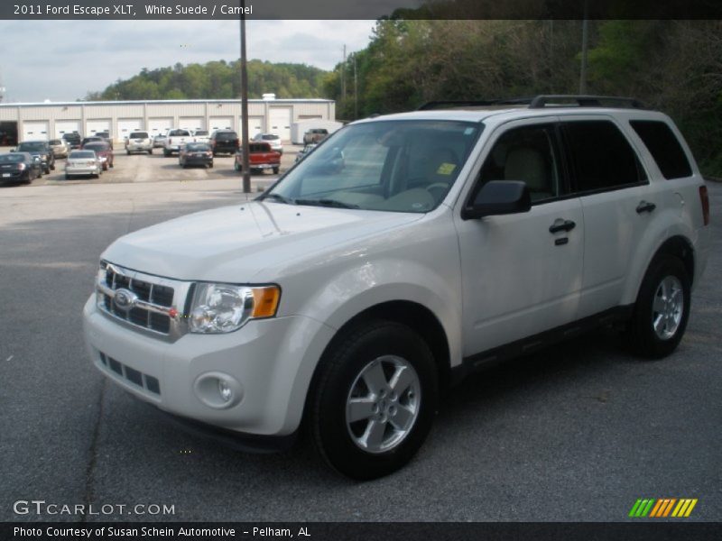 White Suede / Camel 2011 Ford Escape XLT